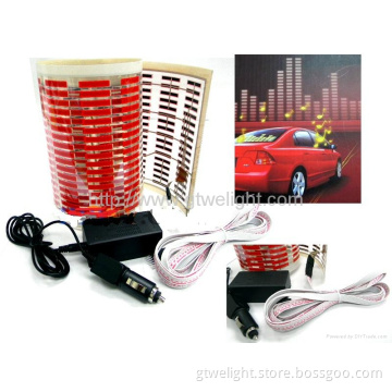 Flashing EL Equalizer Car Sticker